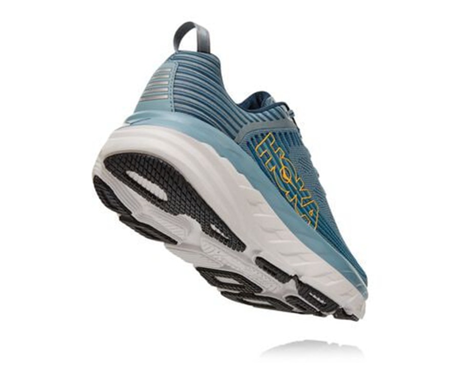 Tenis Hoka One One Hombre Azules - Bondi 6 - FQOP17385